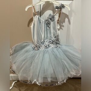 Blue ballet tutu costume
